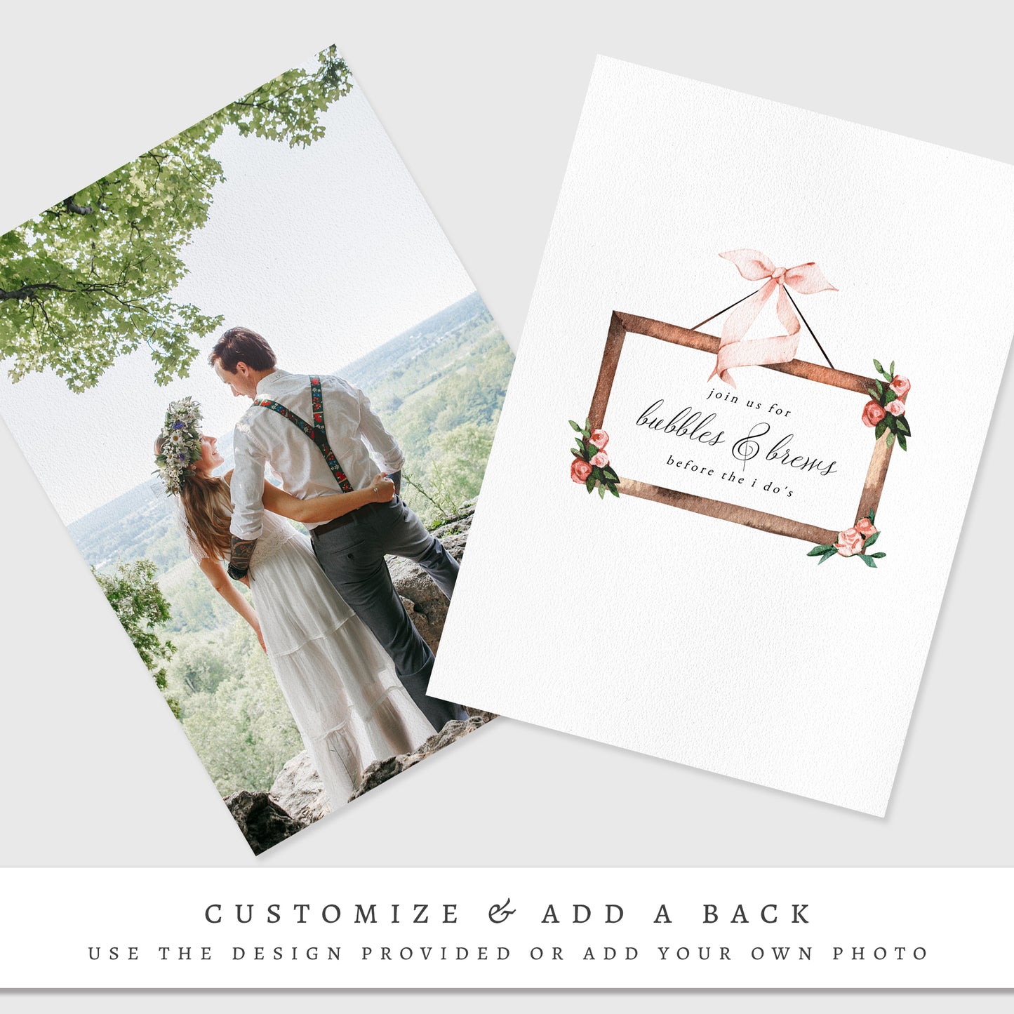 Enchanted Forest Bridal Shower Invitation