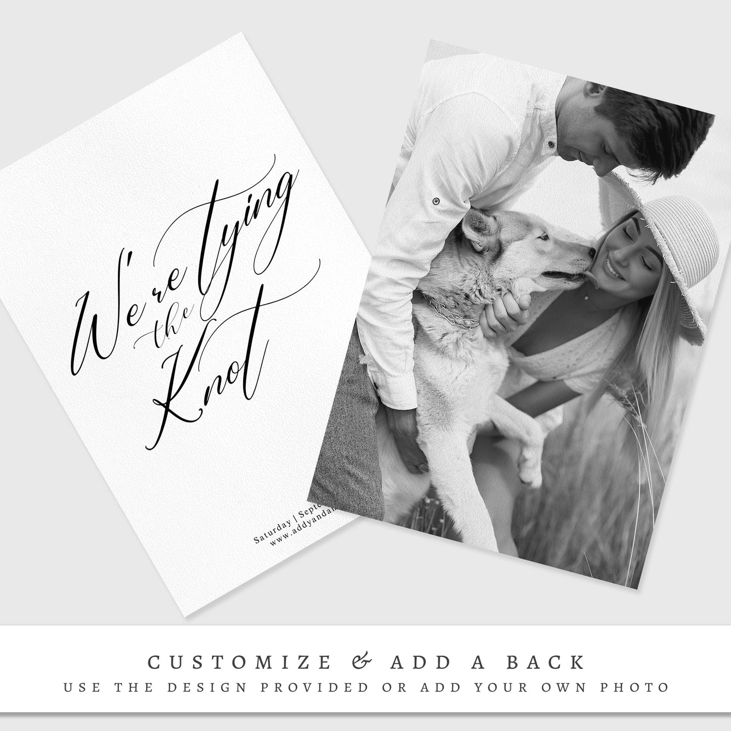 Loblolly Creative 825 - Arts & Entertainment > Party & Celebration > Party Supplies > Invitations Modern Script Editable Wedding Invitation Template