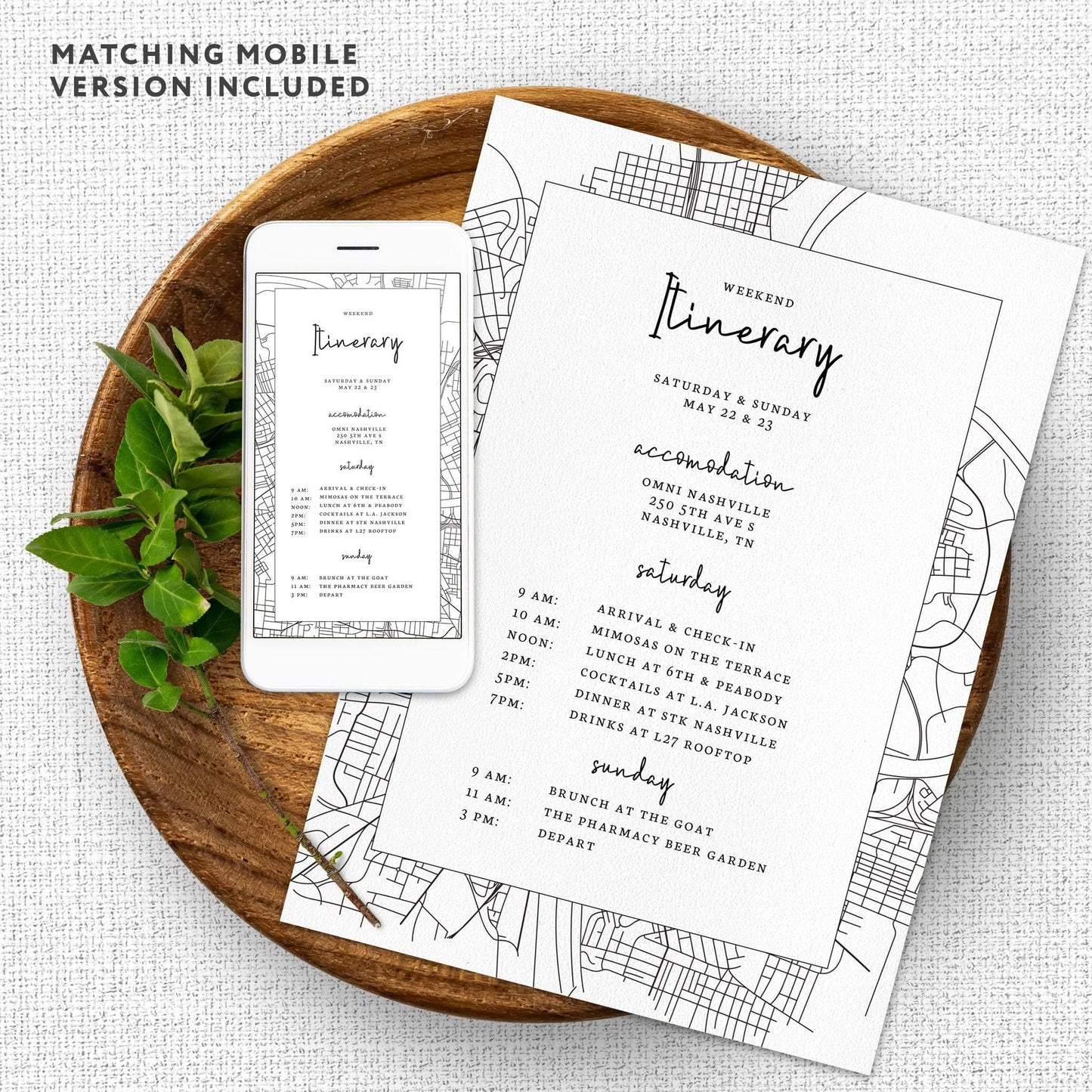 Loblolly Creative Digital Template Nash Bash Bachelorette Party Invitation