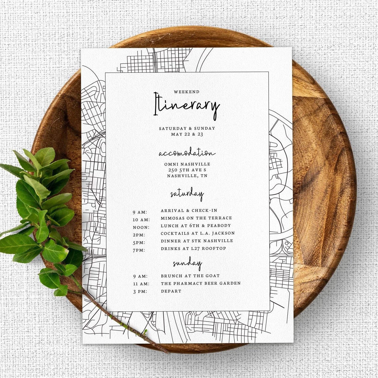 Loblolly Creative Digital Template Nash Bash Bachelorette Party Invitation