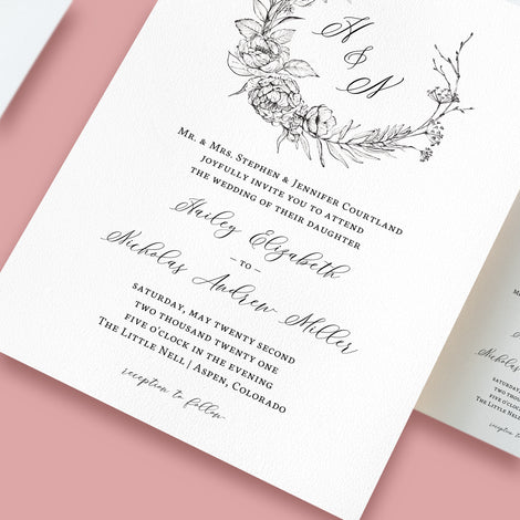 WEDDING INVITATIONS