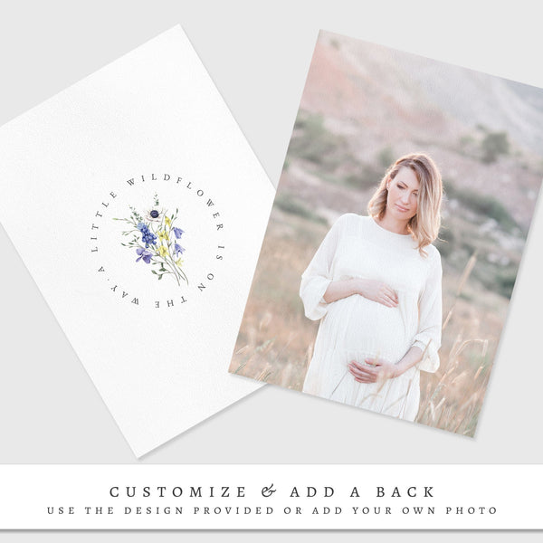 Loblolly Creative 825 - Arts & Entertainment > Party & Celebration > Party Supplies > Invitations Delicate Wildflower Baby Shower Invitation Template