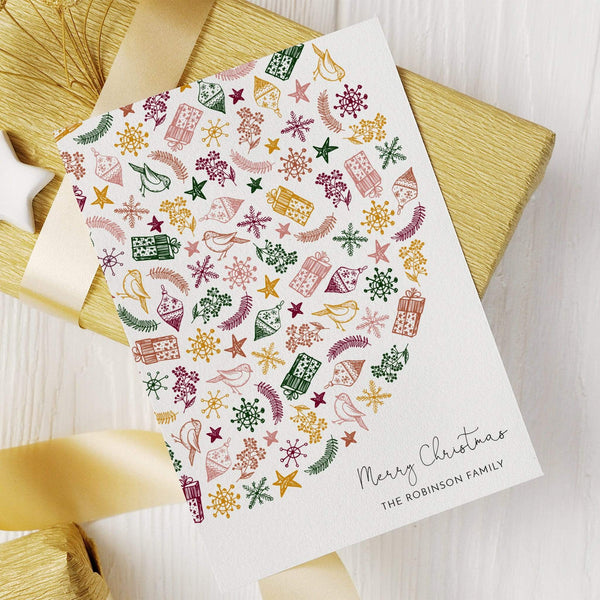 Loblolly Creative Digital Template Christmas Elements Holiday Card