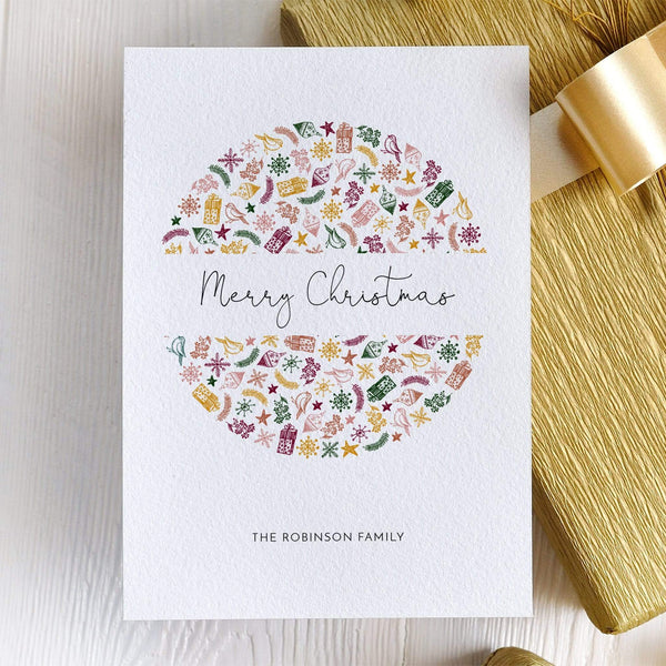 Loblolly Creative Digital Template Christmas Elements Holiday Card
